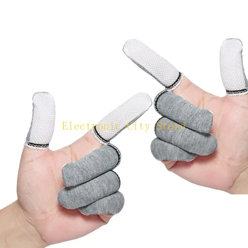 Comfortable Protective Finger Guards Sleeves With Stretchable Opening And Textured Grip Surfaces For Precise Handling HU8D