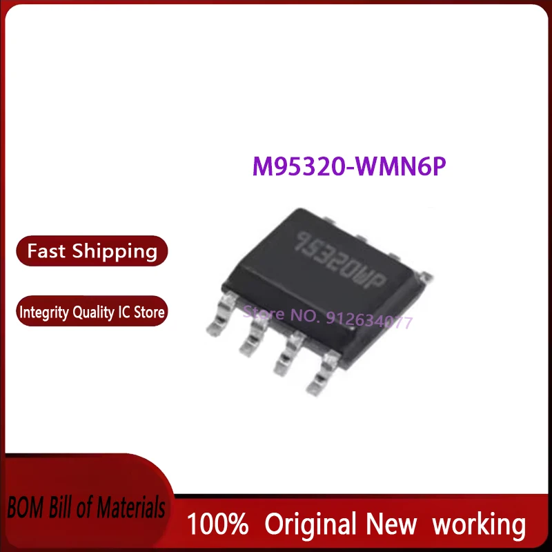 10PCS 95320 95320WP M95320WP M95320-WMN6P 95320WQ SOP8 100% Brand New Original