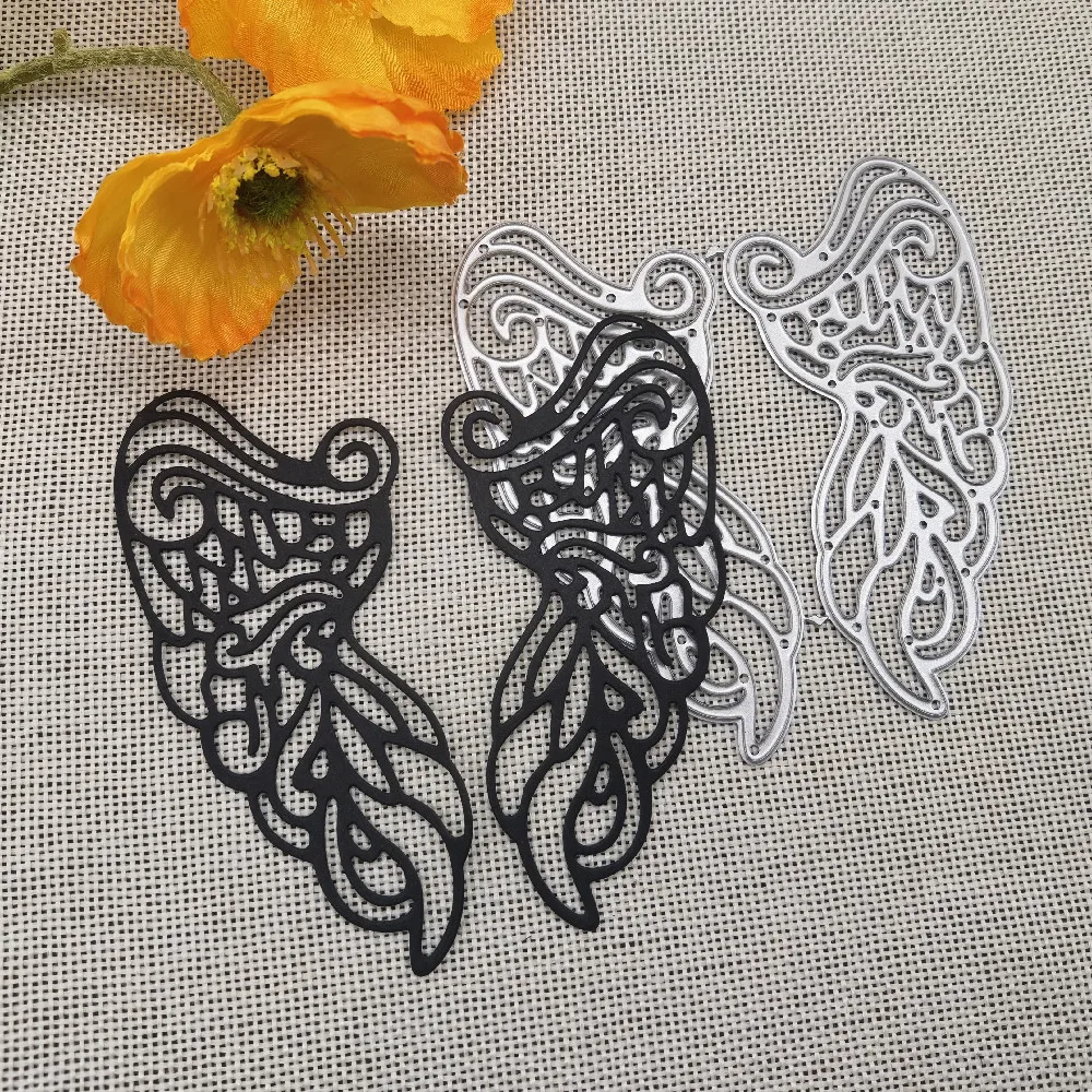 Pretty wings Cutting Metal Cutting Dies Stencils Die Cut for DIY Scrapbooking Album Paper Card Embossing