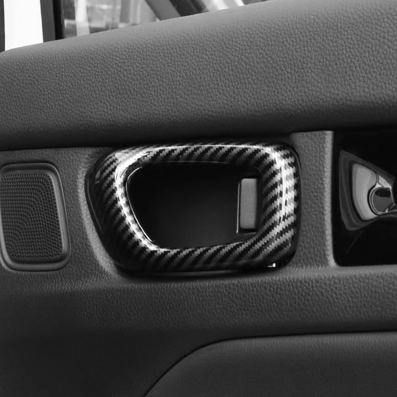 ABS Plastic Car Handrail Door Handle Bowl Covers Trim Auto Accessories Armrest 4PCS For Honda Civic 11th Gen 2022 2023 2024