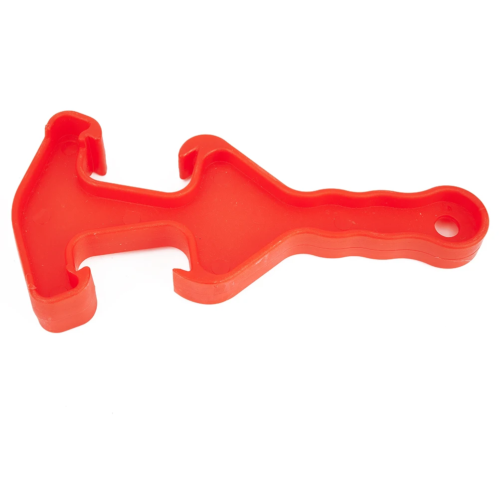 Dosenöffner, Eimeröffner, Handwerkzeuge, hochwertiger Kunststoff, rot, 20,5 x 9,5 x 2,8 cm, Rollenabdeckungen, Pad, Maler, hohe Qualität