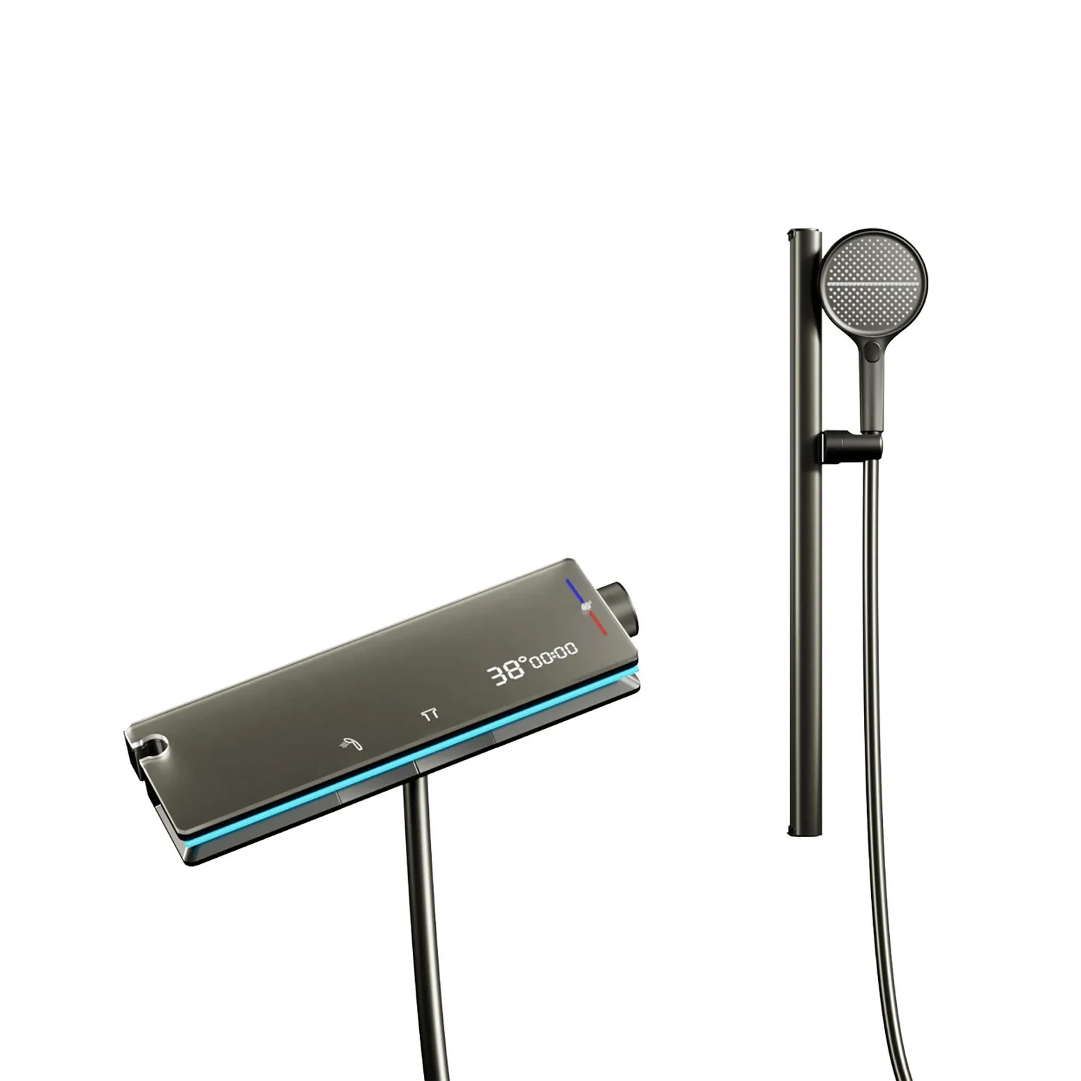 

Household, simple, smart, constant temperature, bath, milky white, shower, supercharged, piano, digital display, atmosphere