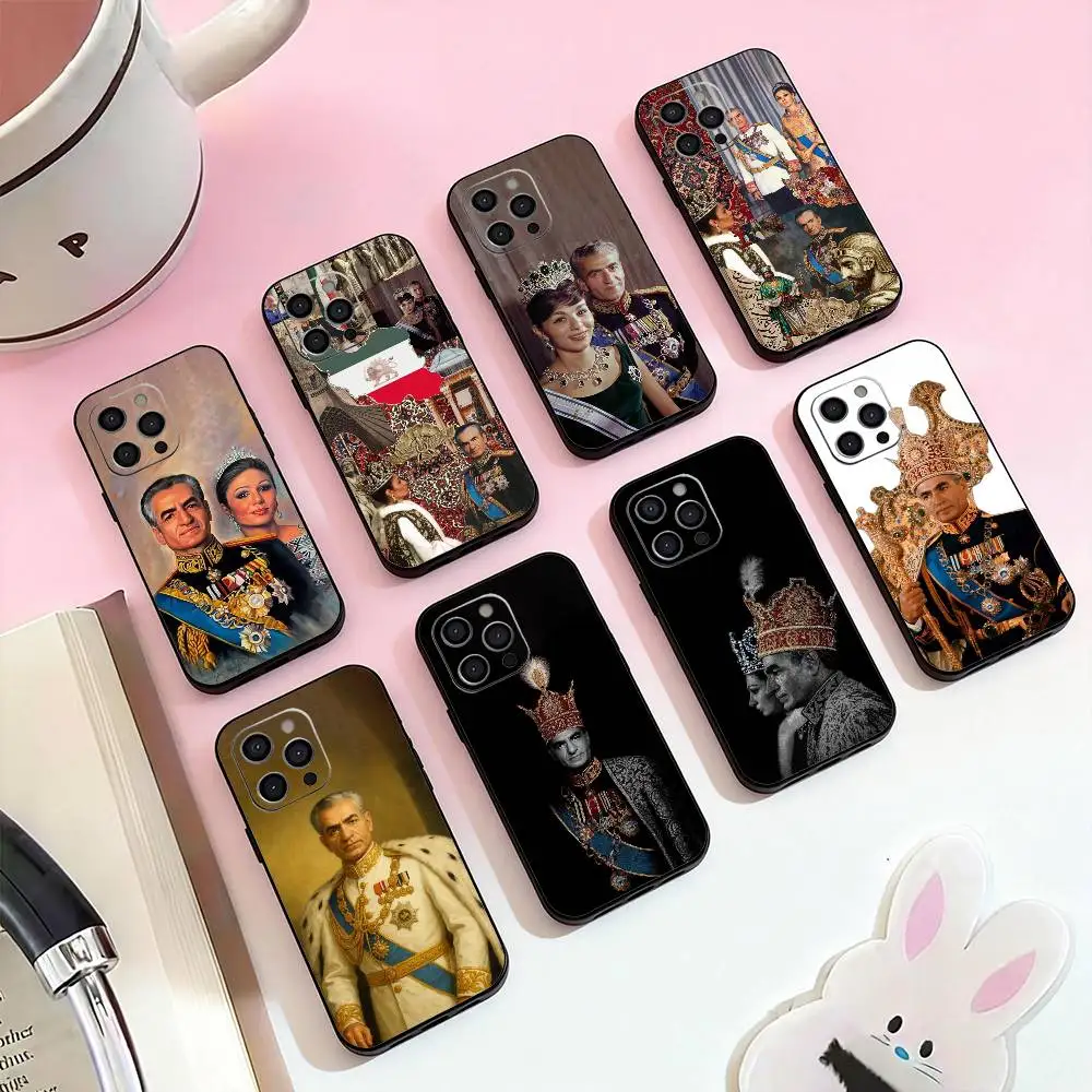 

Mohammad Reza Pahlavi Phone Case For iPhone 17,16,15,14,13,12,11 Plus,Pro,Max,XS Silicone Soft Cover