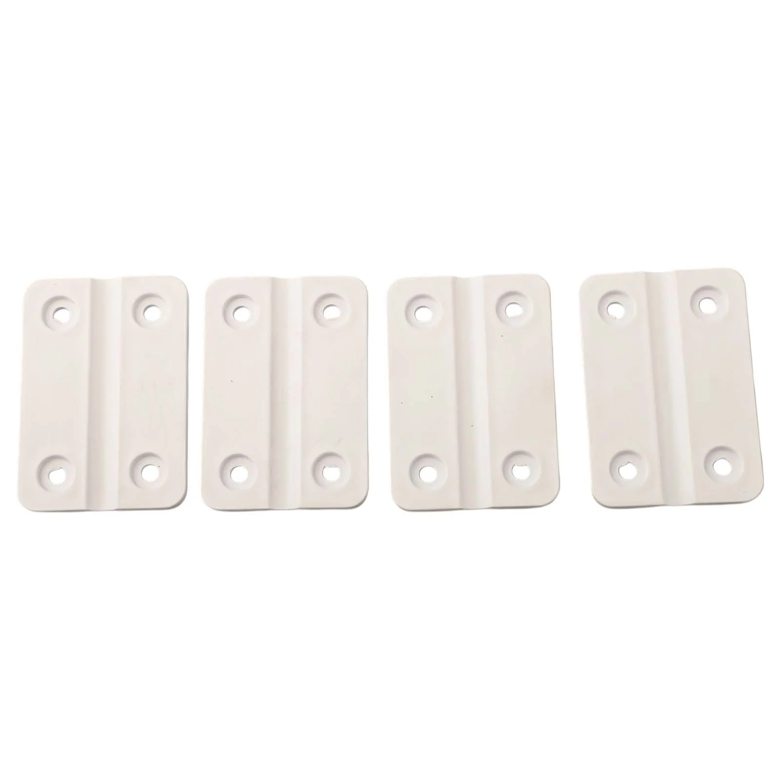 4pcs Replacement Hinges For Igloo Cooler Box White Plastic Hinges With Screws Home Storage Organization