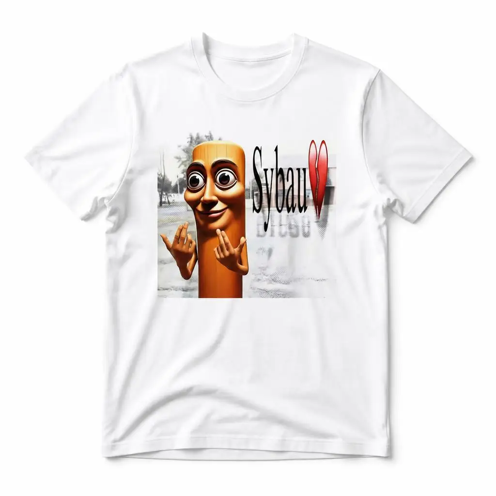 Triple T Sahur Funny Tung Tung Tung T Shirt 100% Cotton Clothing Short Sleeve Round Collar Tees Graphic T-Shirt