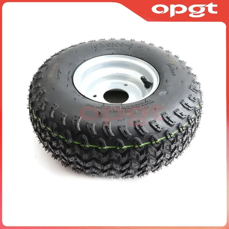 OPGT 1 piece 15X6.00-6 tubeless wide tire for four-wheel ATV go-kart sightseeing car lawnmower tire accessories