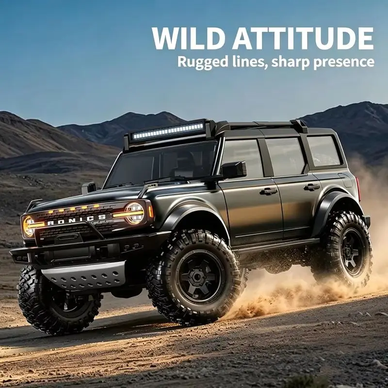 New 1:12 Hongxing R22 High-Speed Brushed Remote Control Simulation Climbing Off-Road Vehicle Electric 4WD RC Model With Lights