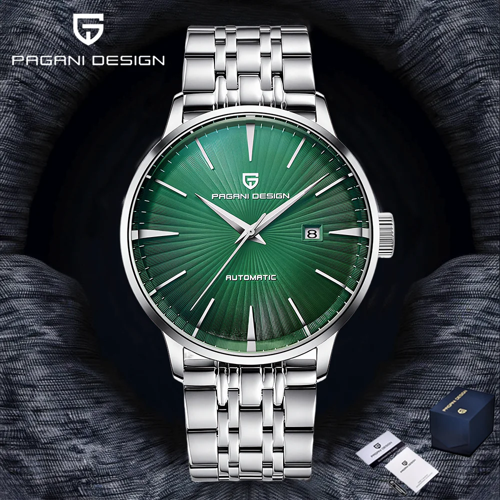PAGANI Mechanical Watch Men's Fashion Waterproof Steel Strip Watch