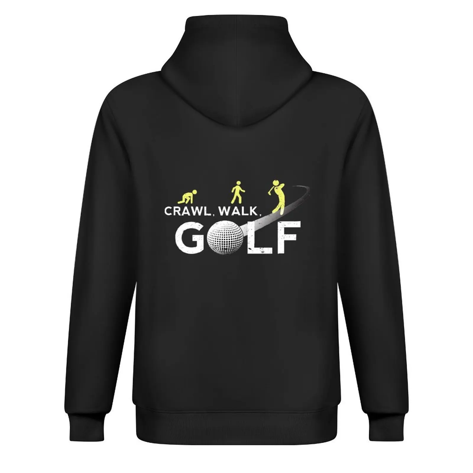 Crawl Walk Golf Funny Evolution Of The Golfer Hoodie winter clothes blouse autumn new products new in hoodies and blouses