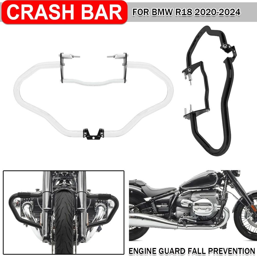 

Motorcycle Highway Freeway Crash Bar Engine Tank Guard Bumper Chassis Protector For BMW R18 Classic 2020 2021 2022 2023 2024