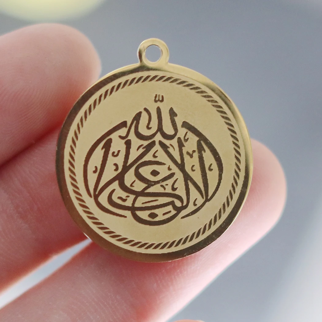 ステンレス鋼のペンダントチャーム,ジュエリー作り用,本物の金 - Jewelry Making In La のレビューと価格