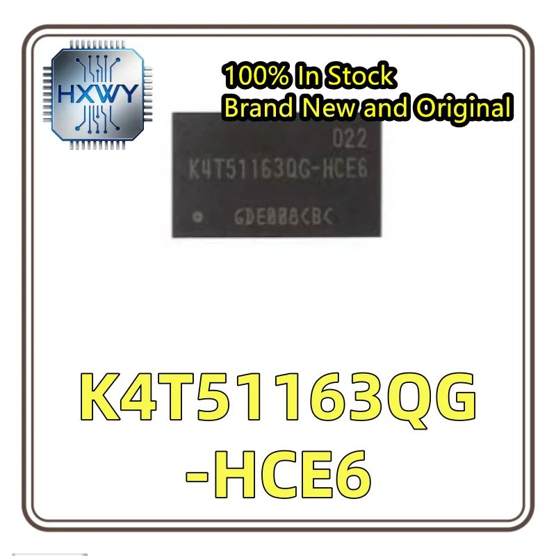 (5/20 Pieces) K4T51163QG-HCE6 K4T51163QG FBGA-84 DDR2 Memory Chip Factory Wholesale Cheap Electronic Component Fast Shipping