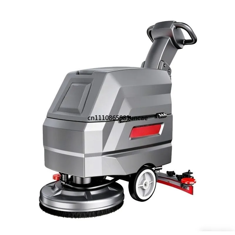 Hand Push Industrial Floor Scrubber All In One Wash Sweep Suction Machine For Warehouse Mall Parking Garage Cement Floor