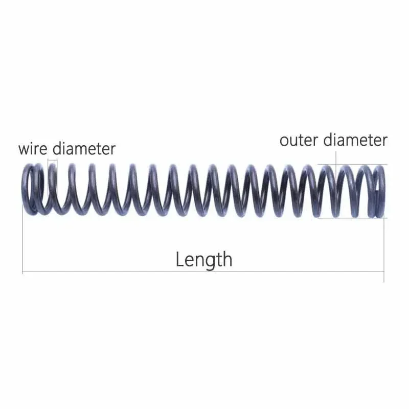 Wire diameter 3mm Spring Steel Pressure Compression Spring Shock Absorption Return Spring Outer Diameter 16-40mm