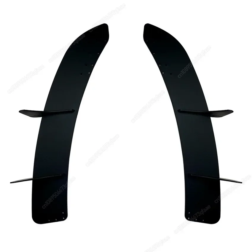 Car Rear Bumper Diffuser Tail Splitter Spoilers Protector Guard Lip Glossy Black ABS Bodykits For VW Golf 6 MK6 R R20 2008-2013