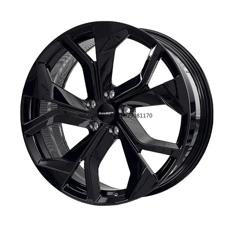 Passenger car aluminum alloy wheel 5 holes wheels with 5x114.3