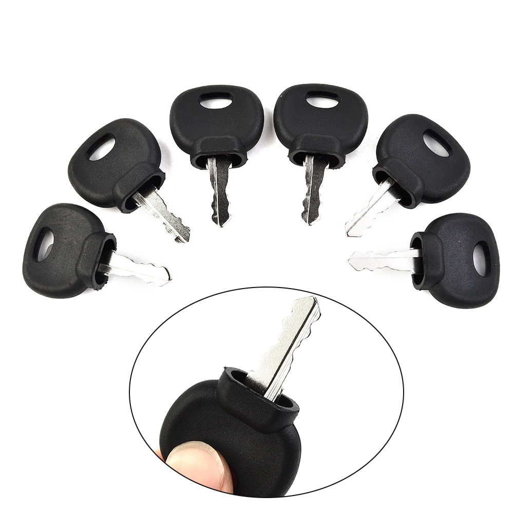 6pcs Auto Ignition Key Plant Application Spare 14607 For Jcb Bomag Tractor 6 SPARE 14607 IGNITION KEYS High Quality