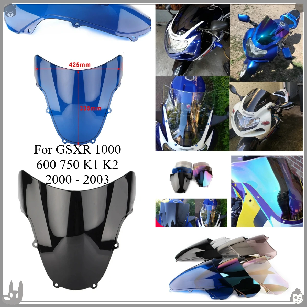 Motorcycle Wind Def…