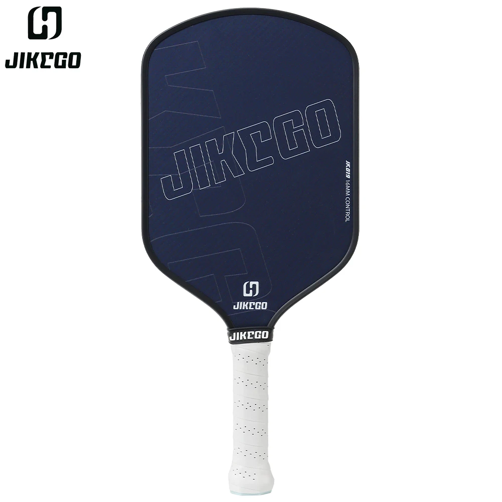 

JIKEGO Thermoformed Kevlar Pickleball Paddle 16mm 5.5inch Hybrid Foam Edge Gen 2 Pickle Balls Racket Power Spin Unibody Overgrip