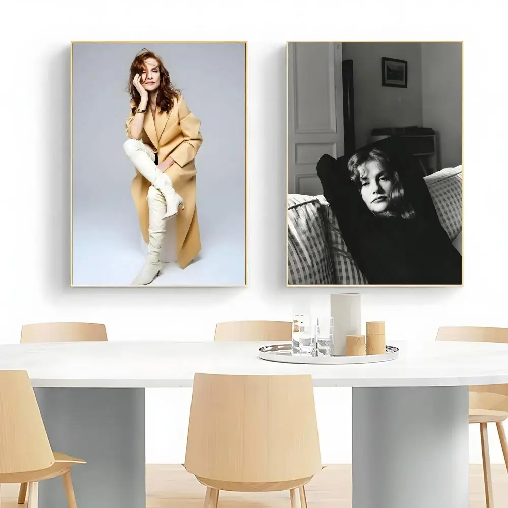 Elegant Commanding I-Isabelle Huppert French Cinema Portrait Poster Wall Art Print Decorative Mural Home Decor Gift Unframed