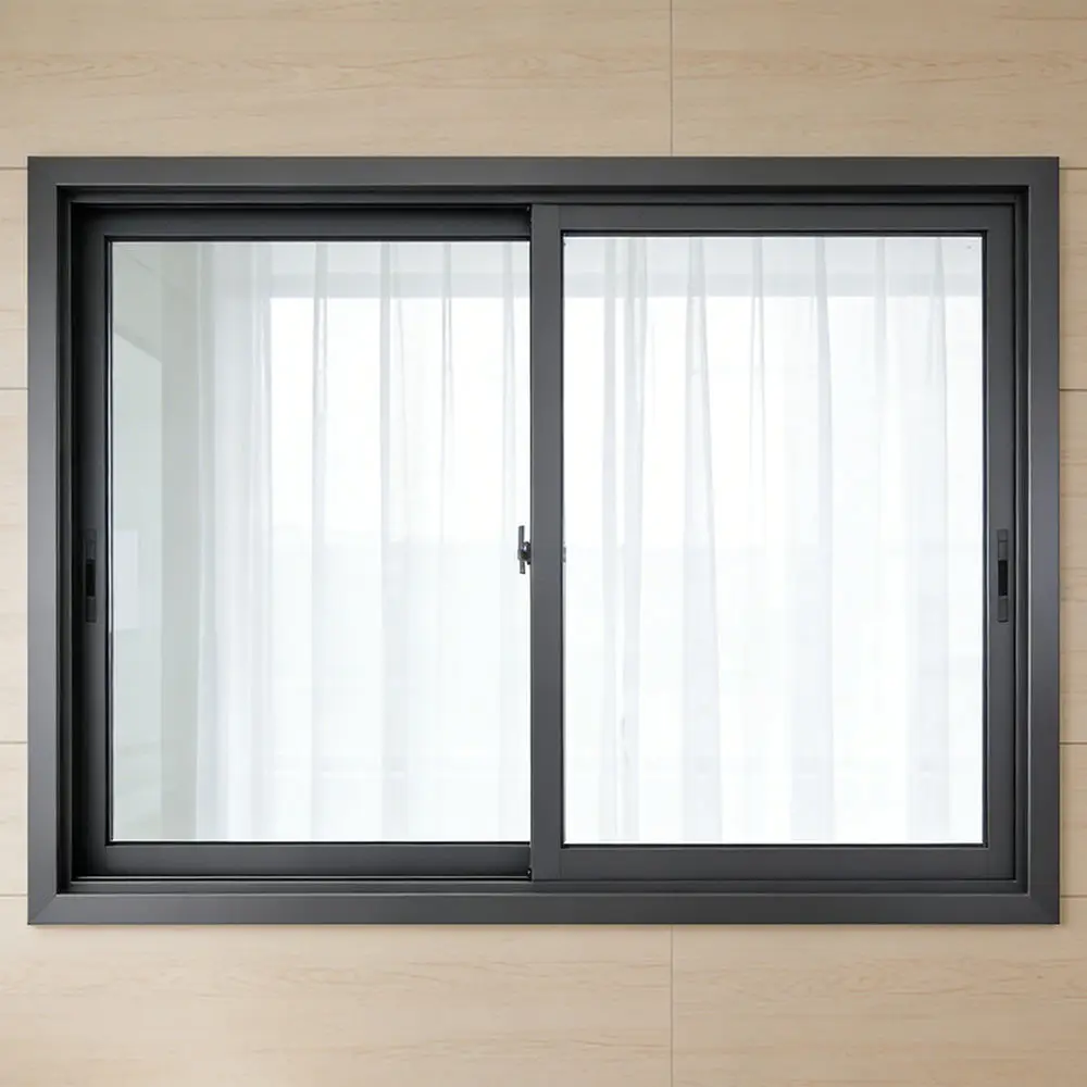Apartment Exquisite Anti Break Glass Window Highly Cost Effective Aluminum Frame Glass Sliding Windows Rainproof Sliding Windows