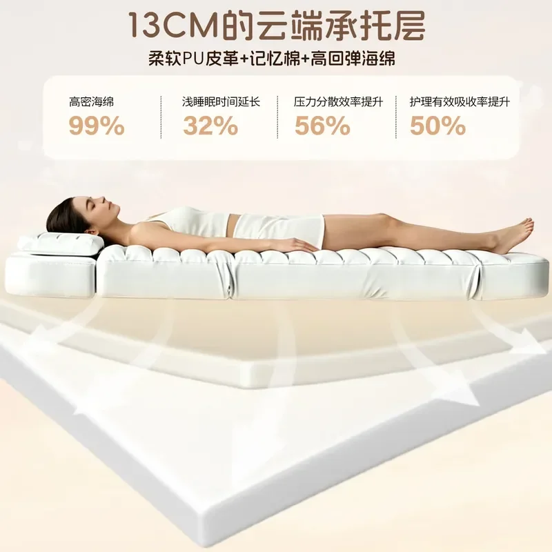 Bohorio Electric Beauty Bed Multi Functional Massage Treatment Table for Facial Skin Care Body Therapy Home Use