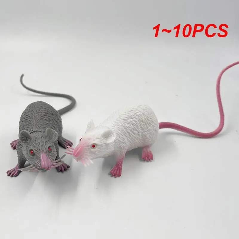 Halloween Artificial Plastic Mouse Halloween Party Decor for Home Bar Haunted House Scary Props Kids Trick Toy