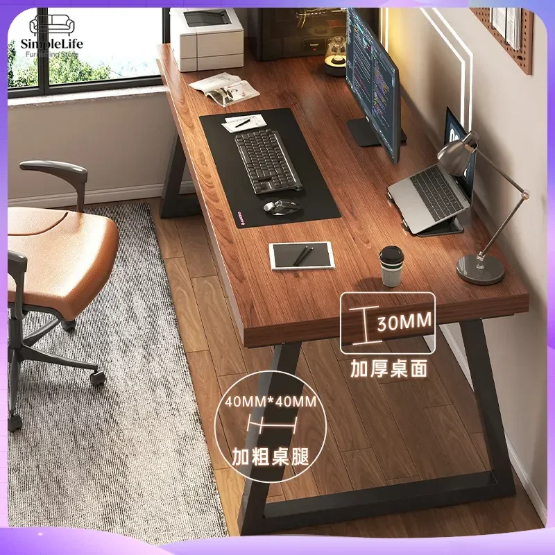 Corner Computer Desk Double E Sports Gaming Desk for Home Office Student Writing Table Adjustable Height Workbench Minimalist
