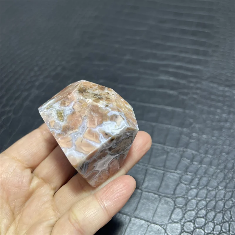 Healing Natural Crystals Druzy Pink Amethyst Flower Free Form Geode Mineral Energy Home Decorations Holiday Gift