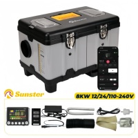 TB10 8KW 12V/24V/230V Diesel Air Heater LCD & Bluetooth APP w/ Auto Start-Stop Adaptive Plateau Parking Heater For Car RV Camper