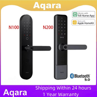 Aqara Smart Door Lock N200 N100 Fingerprint Lock Fit For Bluetooth Password NFC Unlock Work With Mihome HomeKit APP DHL Shipping