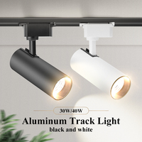 Led Track Light Set Spotlight Track Lamp 220v Shop Lighting Rail 30W Spot Lights For Clothing Store Decoration Luminaire