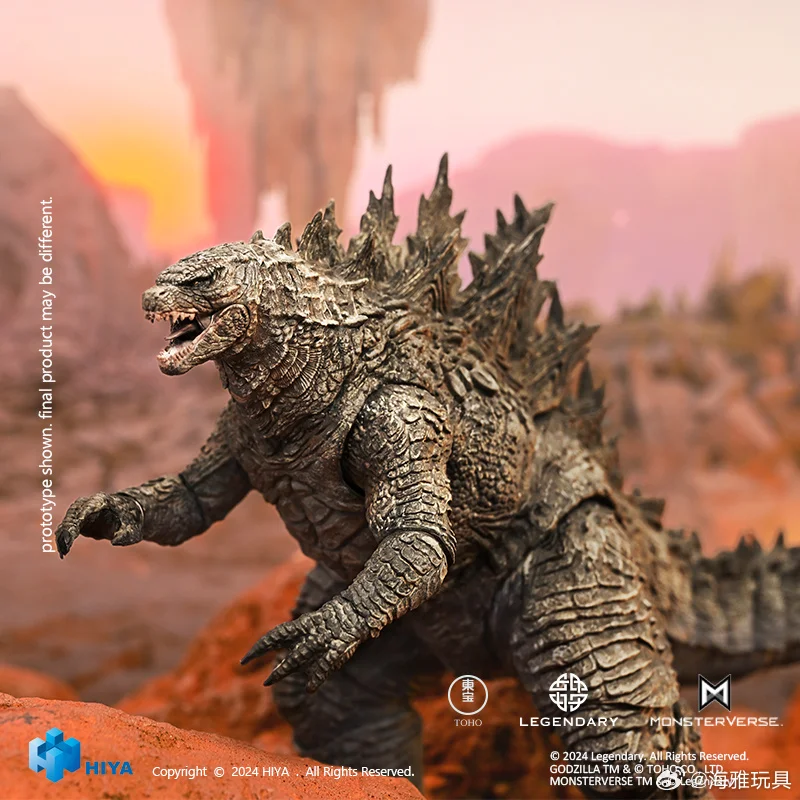 HIYA 18CM 7-Zoll-Actionfigur Exquisite Basic-Serie Godzilla X Kong The New Empire Godzilla Skull Crawler Godzilla 2014 Anime – Detail 1
