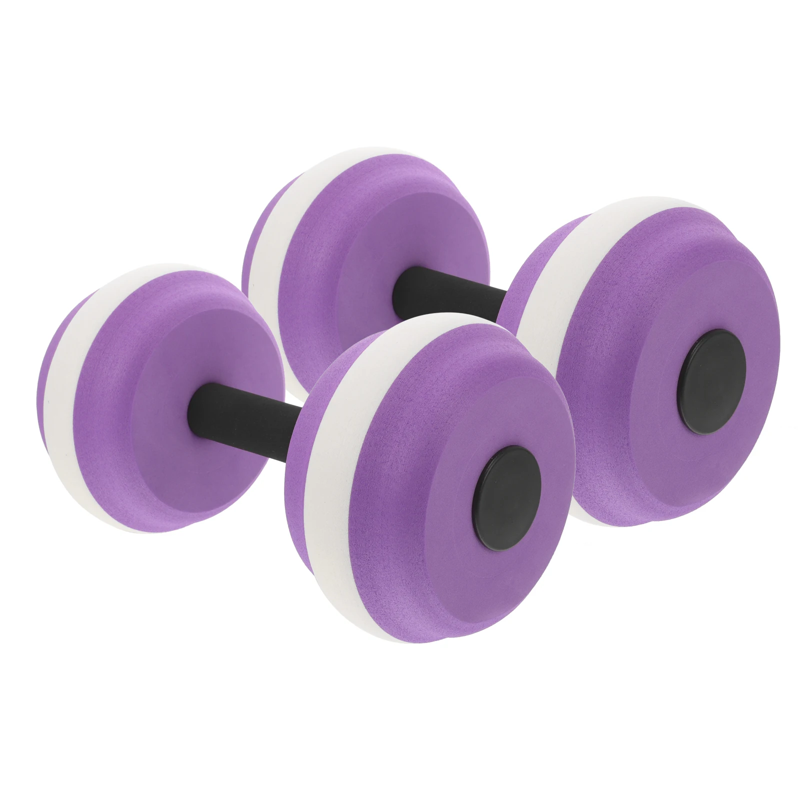 

EVA Floating Dumbbells Blue White Pair for Water Workout Yoga Fitness Swimming Pool Exercise Equipment Weights