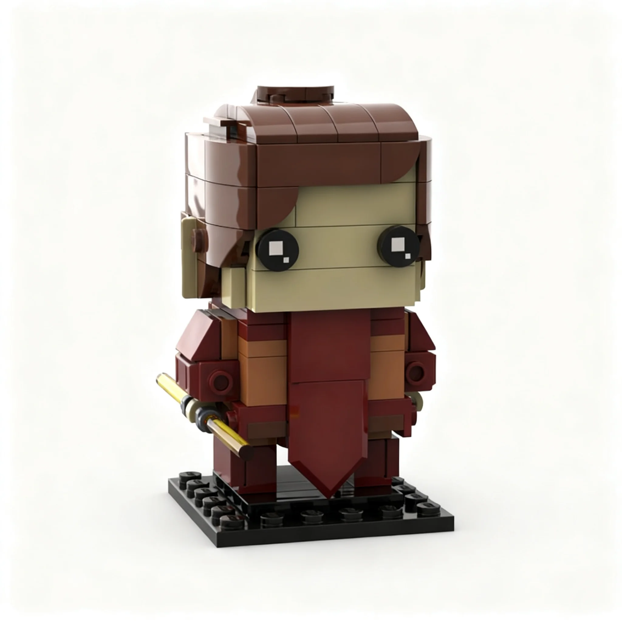 172pcs MOC Star Battle Bastila Shan BrickHeadz Model Building Blocks Christmas Gift Collectible Creative For Desktop And Shelf