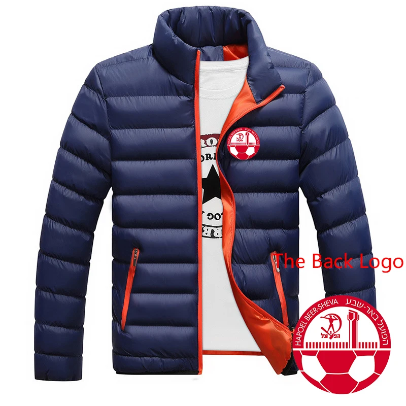 2024 New Hapoel Beer Sheva High Quality Leisure Autumn and Winter Mens Cotton Comfortable Printing Clothes Jackets Coats Tops