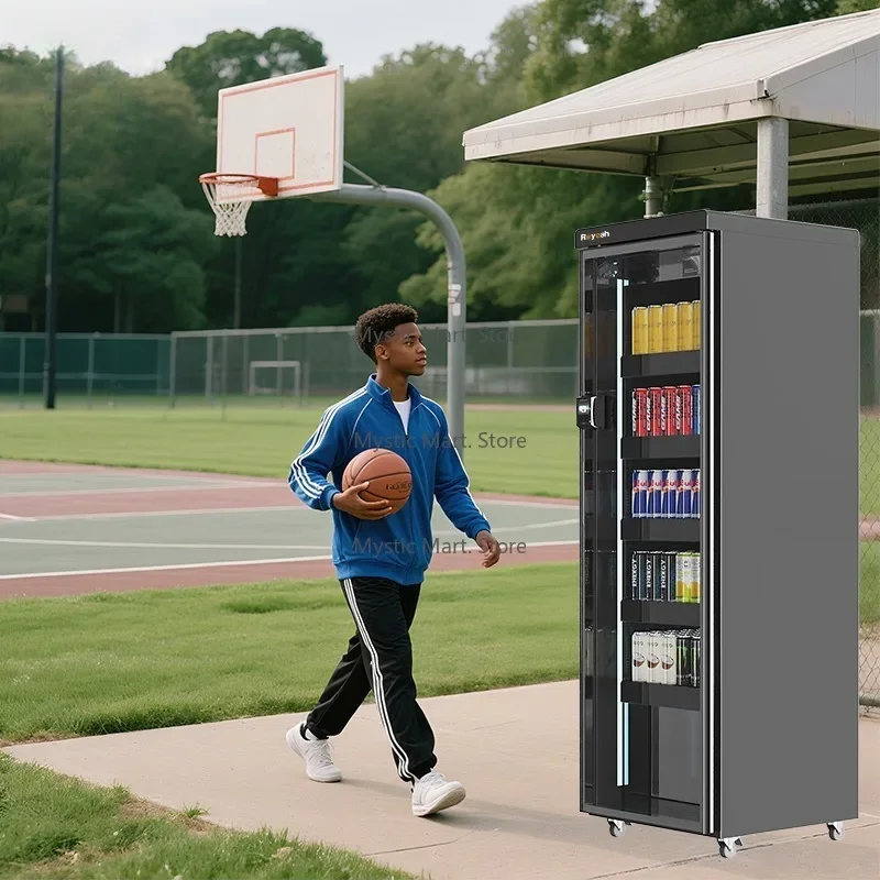 Self-Service Open-Door Beverage Vending Machine | Custom for Soda & Cola Bottles
