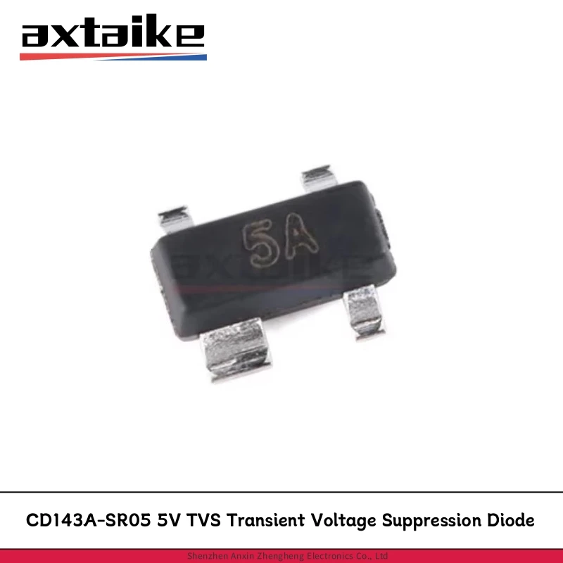 

20PCS CD143A-SR05 LC 5A SOT-143 PSR05-LF-T7 PSR05 5V TVS Transient Voltage Suppression Diode Chip SMD