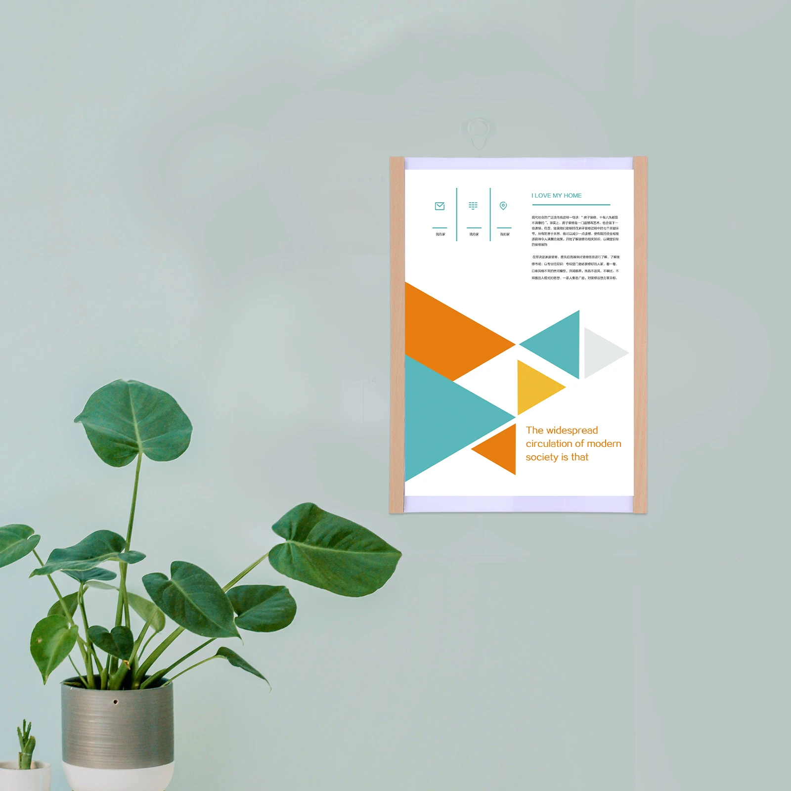 

Magnetic Photo Frame Wall Mounted Acrylic Display Holder Posters Certificates Artwork No Drilling Needed For Home Office