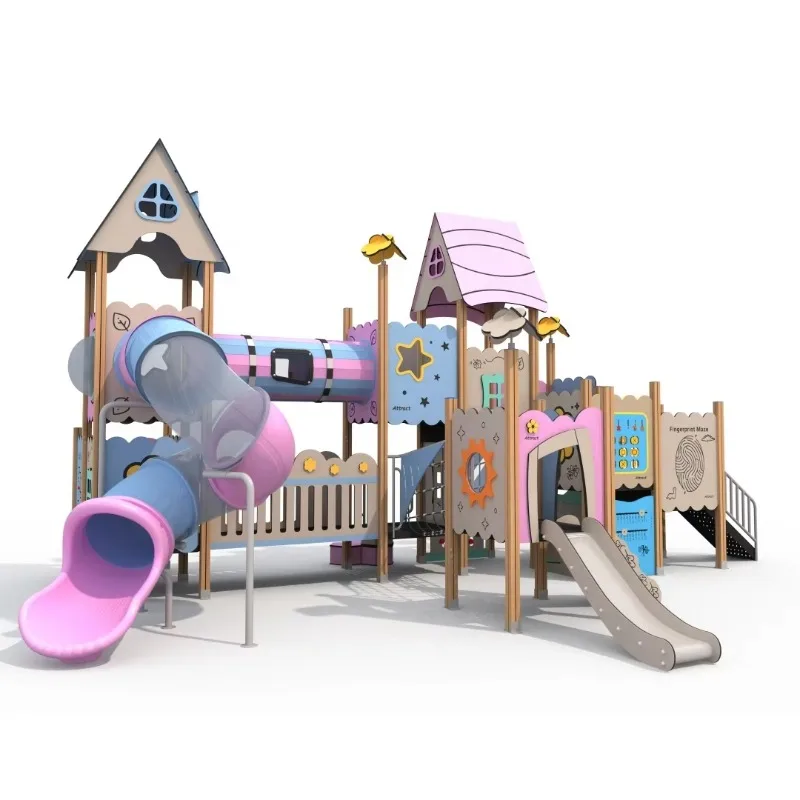 Customizable Outdoor Slide Sets for Children's Playgrounds Complete Sets with Quality Assurance