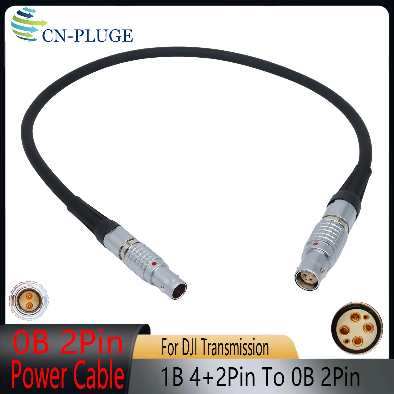 ARRI Camera 0B 2Pin To 6Pin female Cable For DJI Transmission  Power Cable