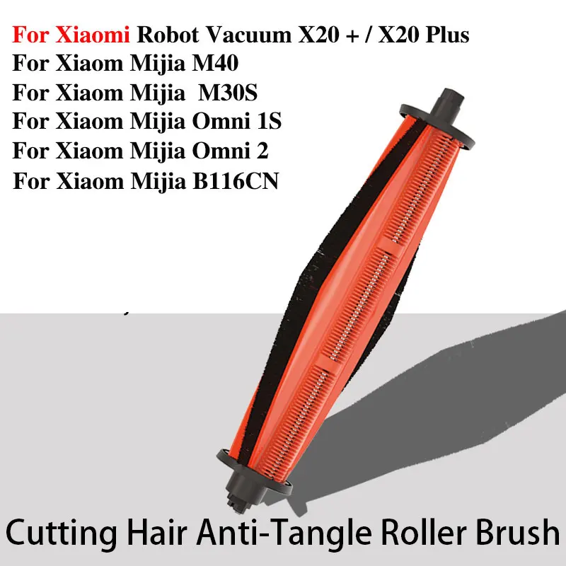 Per XIAOMI Mijia M40 Omni 1S B116 X20 + / X20 Plus S20 + M30S Taglio originale dei capelli Anti-groviglio Spazzola a rullo Accessori