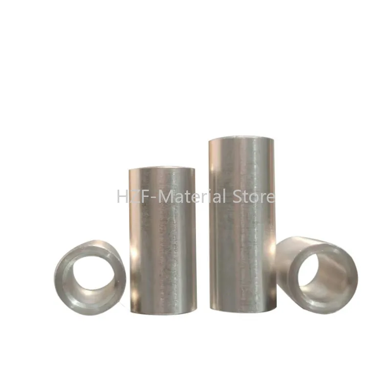 5/10Pcs 304 Stainless Steel Bushing ID 4.5mm Hollow Bushing Extended Cylindrical Steel Toothless Screw Sleeve OD 6/6.5/7/7.5mm
