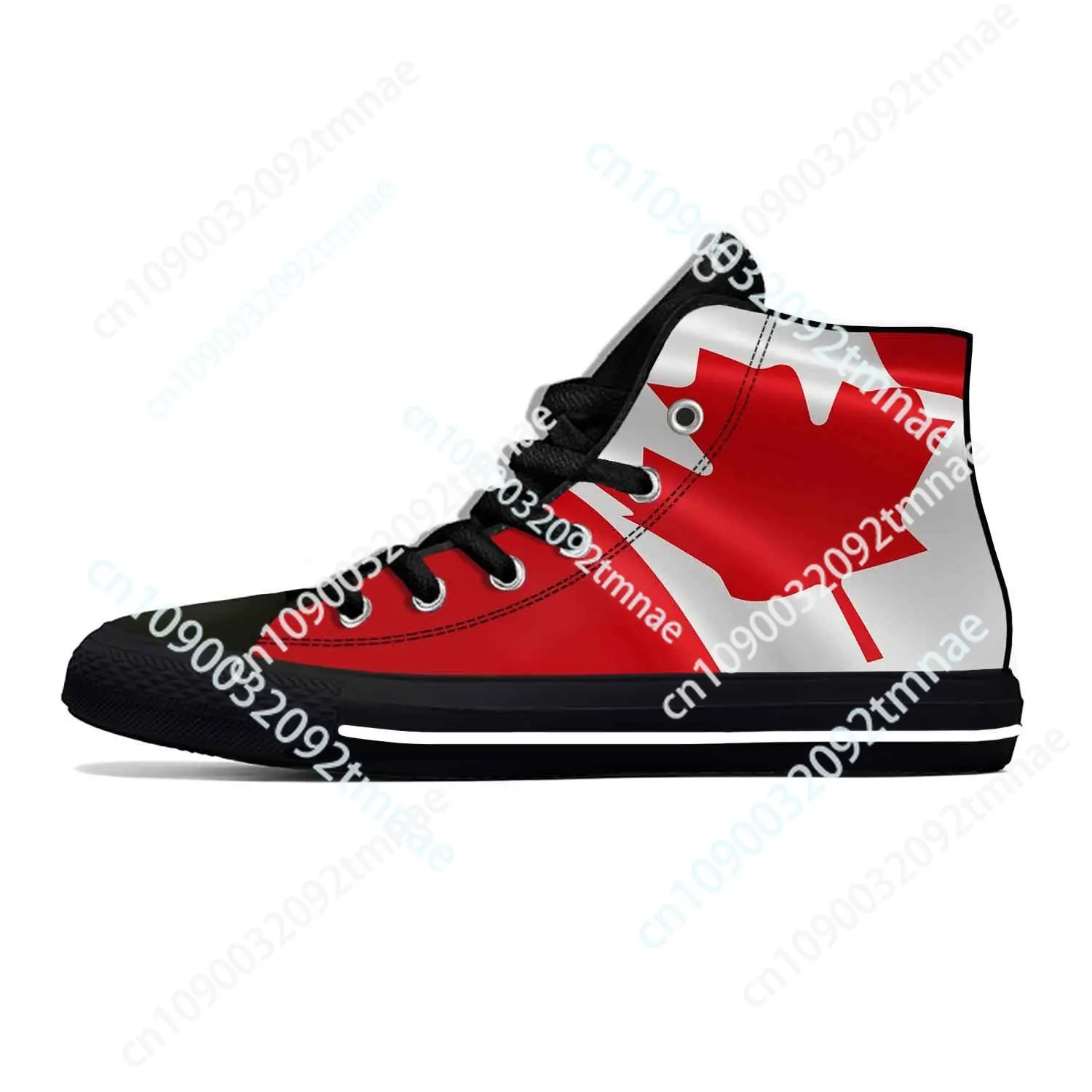 

Canada Canadian Flag Patriotic Pride Cool Fashion Casual Cloth Shoes High Top Comfortable Breathable Custom Men Women Sneakers