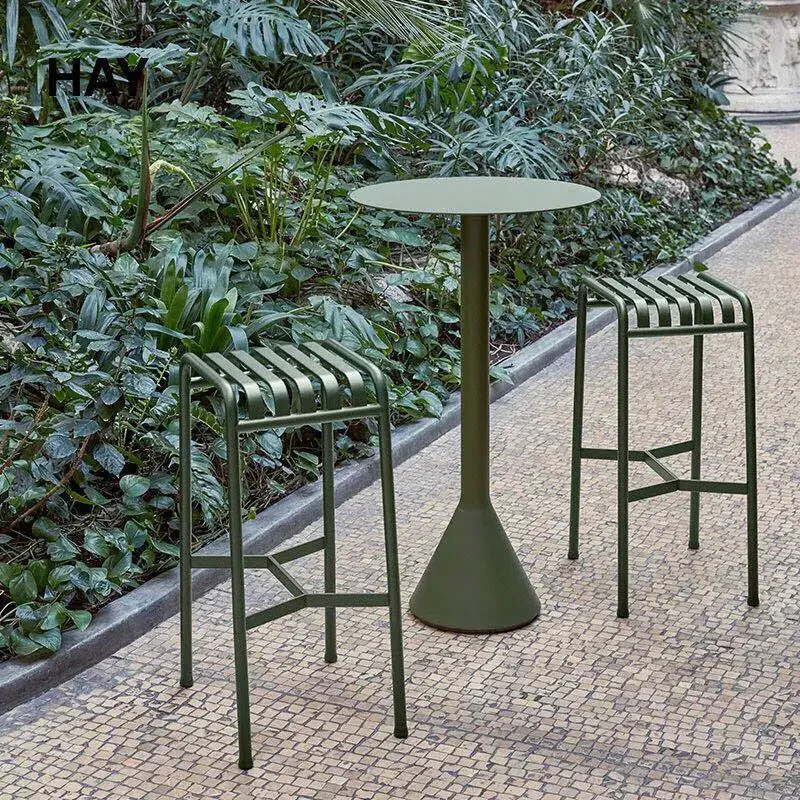 Metalowy żelazny stolik kawowy okrągły jadalnia salon okrągłe stoliki kawowe nordycki współczesny basy Muebles zestawy mebli ogrodowych