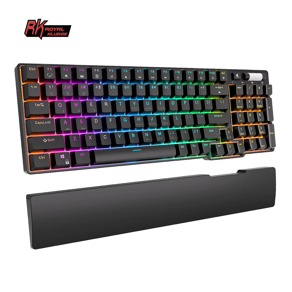 Royal Kludge Rk96 Draadloze Gaming Monteur Toetsenbord Rgb Teclado Inalambrico Clavier Gamer Custom Schakelaars Pc Toetsenbord Mechanisch