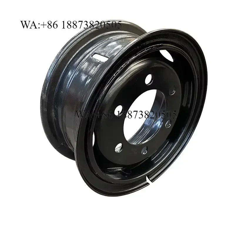 for Truck Tube Wheel Rims 6.0-16 New Steel China Wheels Rims with Silver Finish Compatible with 7.50 R 16 Truck Wheel