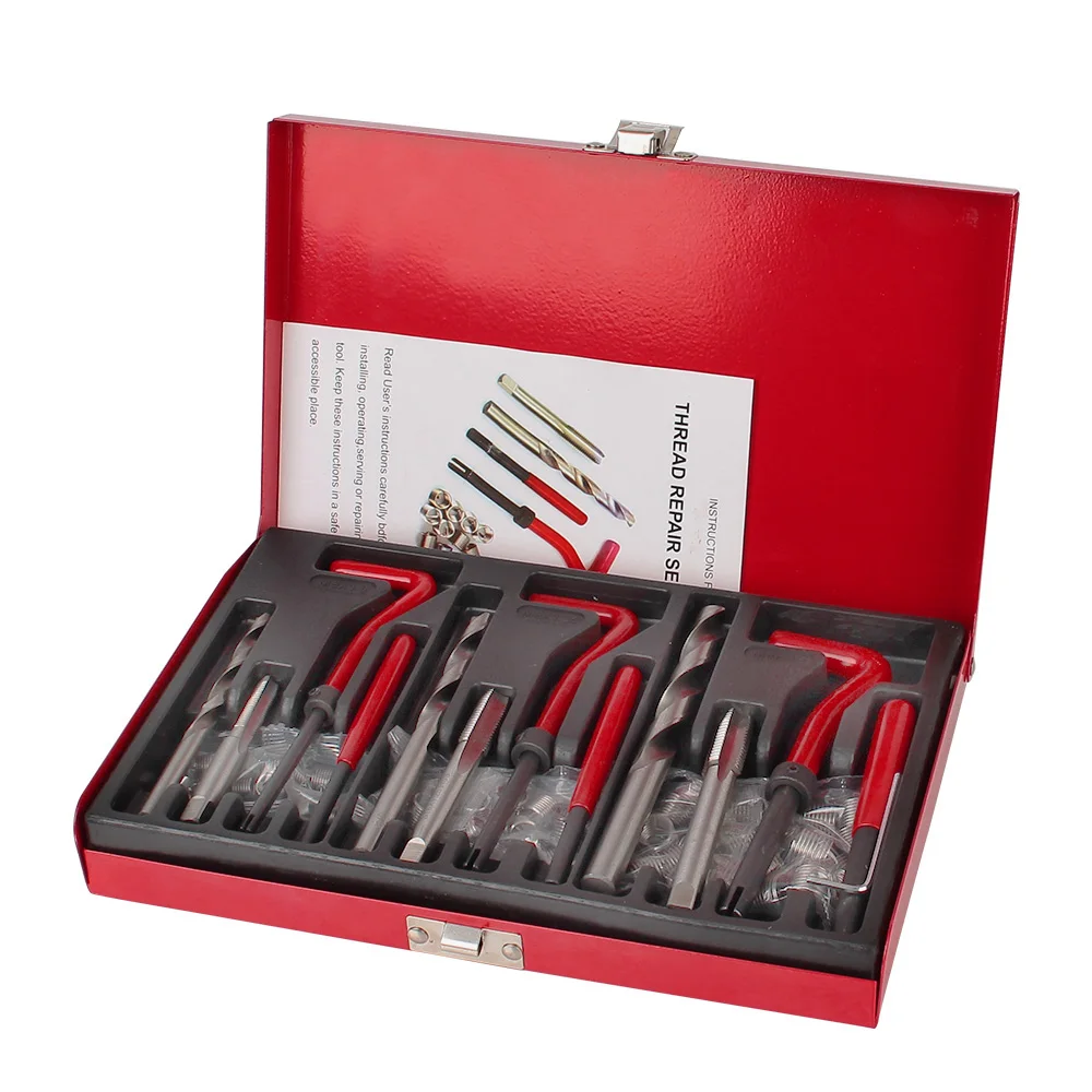 

Автомобильные инструменты M5 M6 M8 M10 M12 Набор инструментов для ремонта резьбы Автомобильные аксессуары 88 шт. Блок двигателя для восстановления поврежденного набора