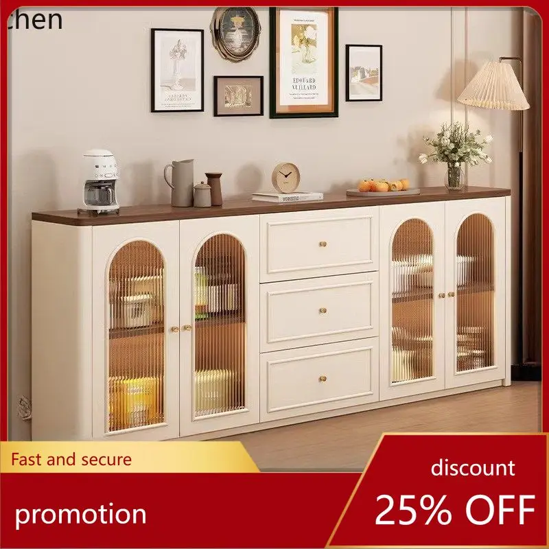 

ZML Sideboard Cabinet Against The Wall Kitchen Storage Small Apartment Living Room Storage Cabinet Tea Cabinet