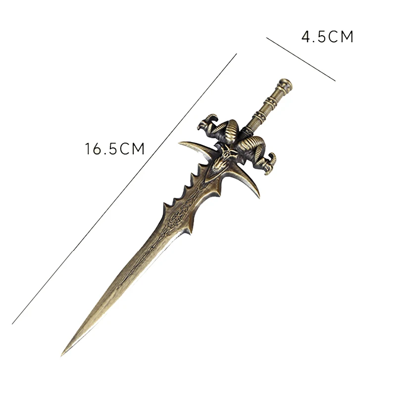 1PCS Goat Sword Zinc Alloy Letter Opener Mini Portalble Utility Knife Cutter Envelope Opener Mail Knife School Office Supplies - view 6